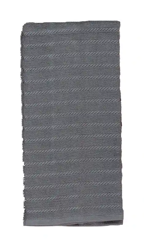 Cooks Kitchen Graphite Cotton Kitchen Towel 1 Pk