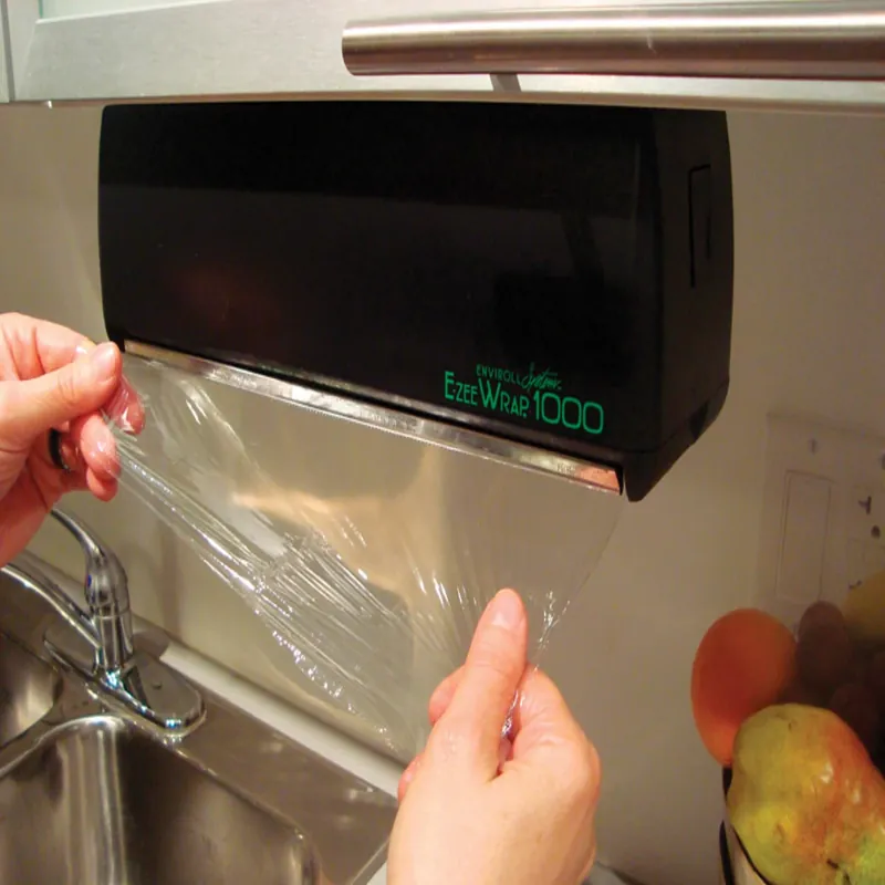 E-zee Wrap Black Plastic Wrap Dispenser 1 Pk