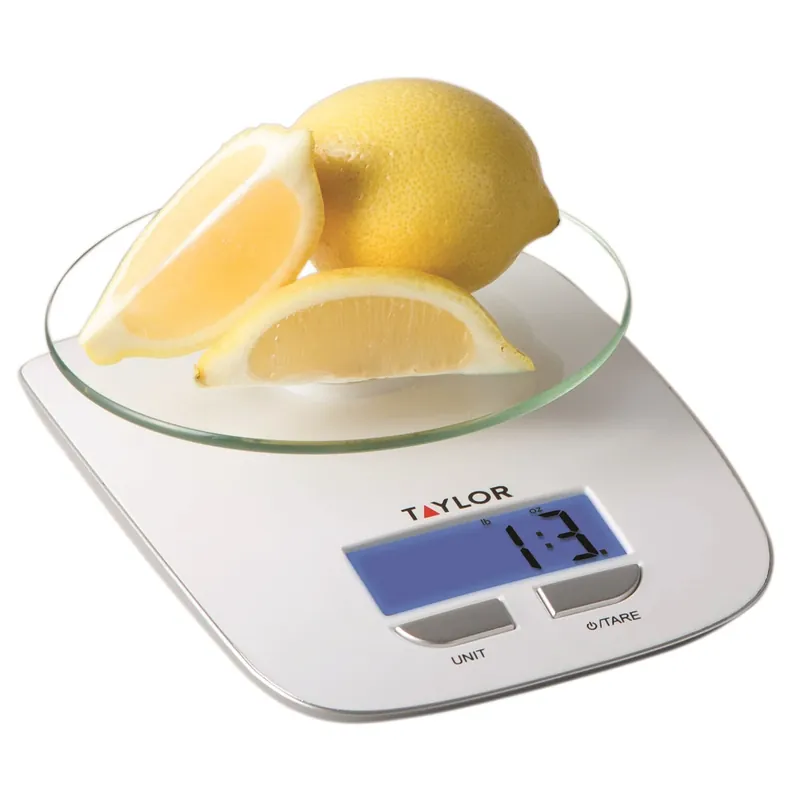 Silver/white Digital Kitchen Scale 11 Lb Model 384521