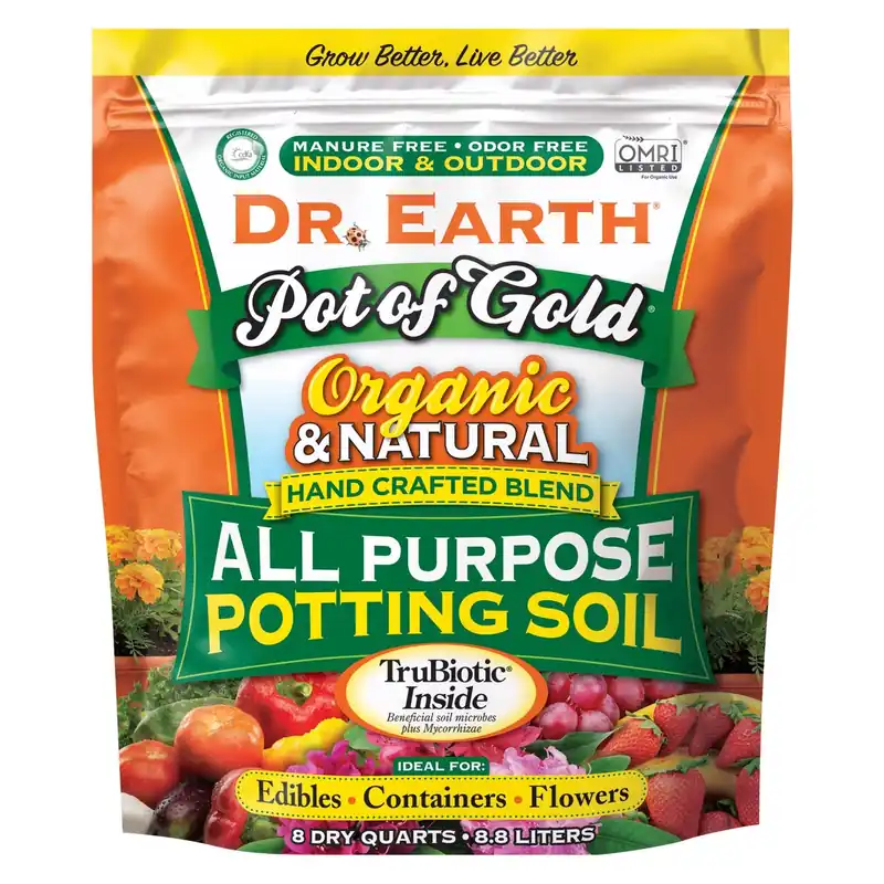 Pot Of Gold Organic All Purpose Potting Soil 8 Qt