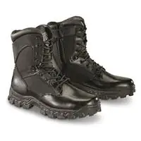 Alphaforce Men‘s Waterproof Duty Boots, 8 Inch, Black, Size 12 Medium