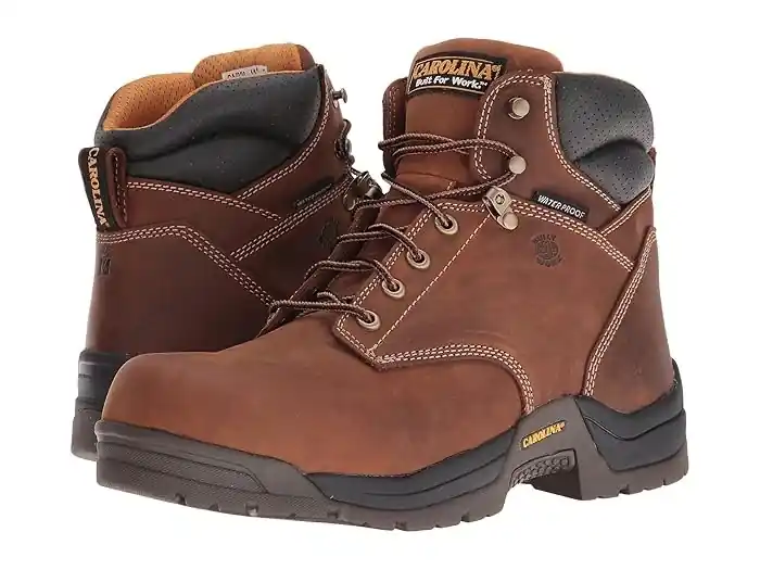 Carolina Butch Lo Waterproof Broad Toe Work Boot Ca5020 Copper Crazyhorse