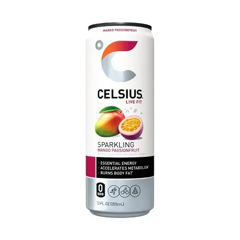 Sparkling Mango Passionfruit Energy Drink 12 Ounce Can