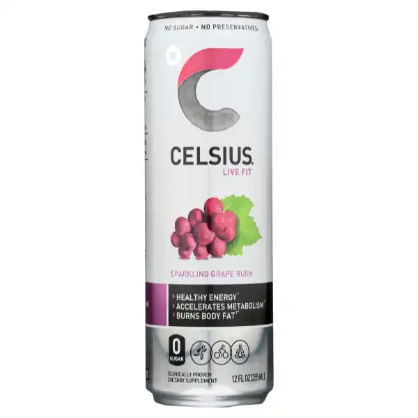 Fitness Drink, Grape Rush, Sparkling 12 Fl Oz