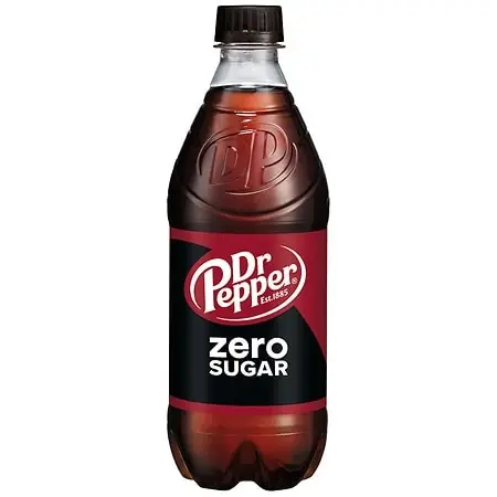 Zero Sugar Soda - 20 Ounce Bottle - Refreshing Soft Drink
