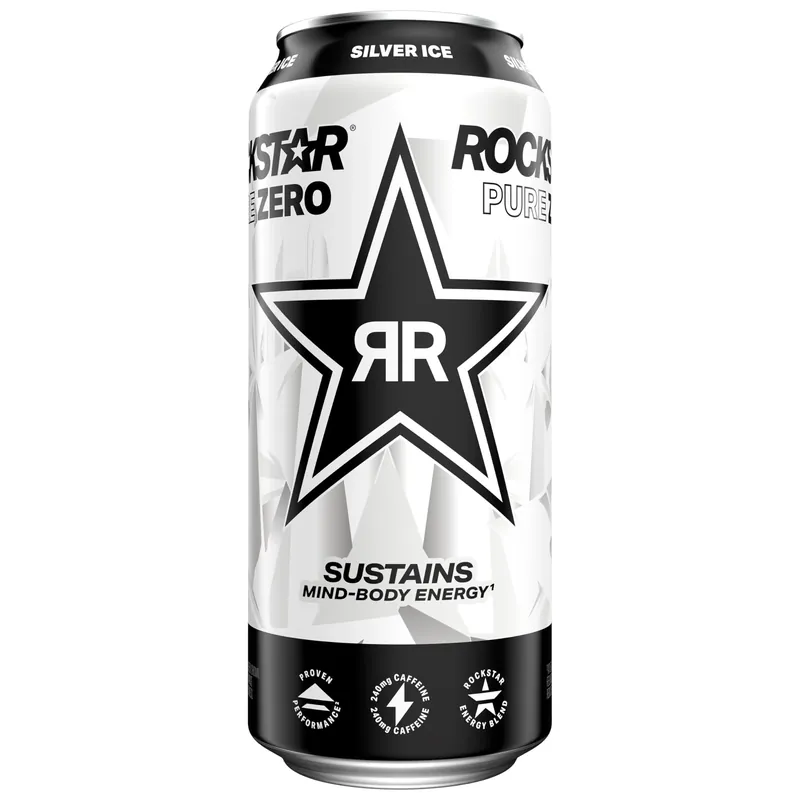 16oz Rockstar Pz Silver Ice