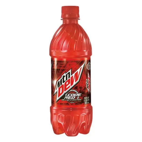 Dew Code Red Soda - 20 Ounce Bottle