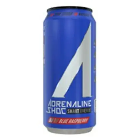 A Shoc Blue Raspberry Energy Drink 16 Ounce Can