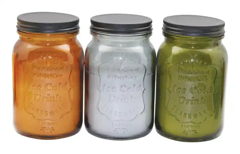 13‑oz Citronella Mason Jar Candle – Natural Mosquito Repellent For Outdoor Patios