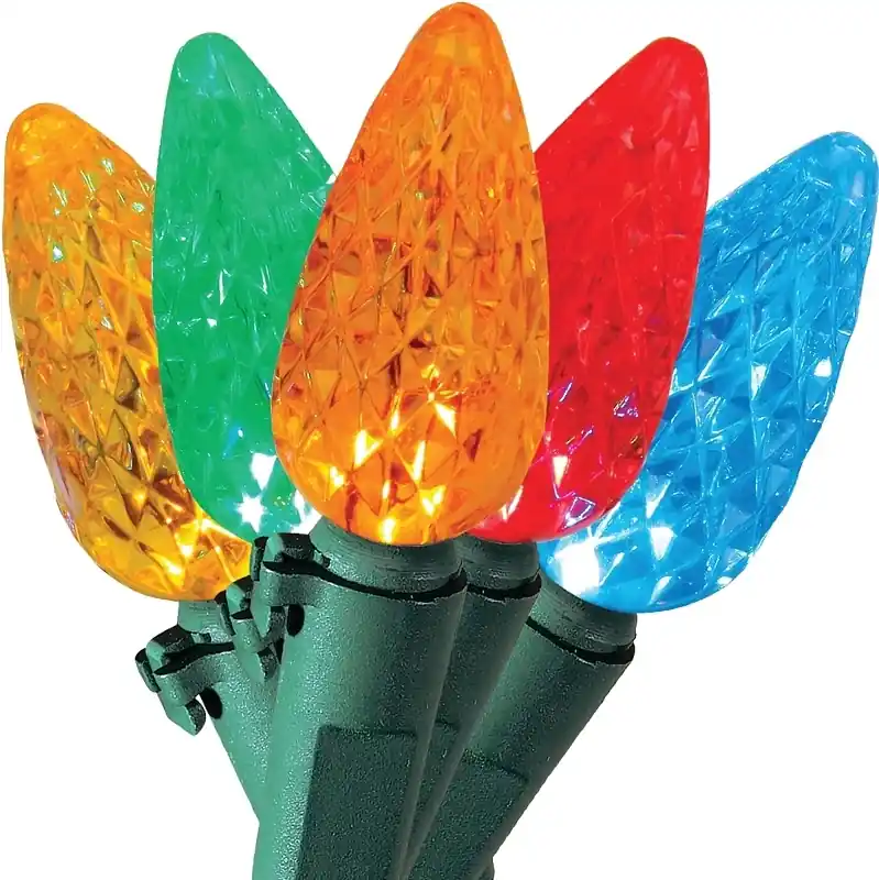V47825-49 Led Christmas Light Set, 50-lamp, Multi-color, 120 V, 2.4 W