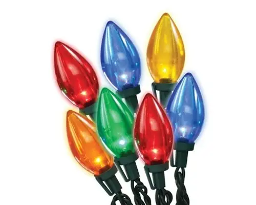 Christmas Led 25-light Set, C9, Multi Transparent