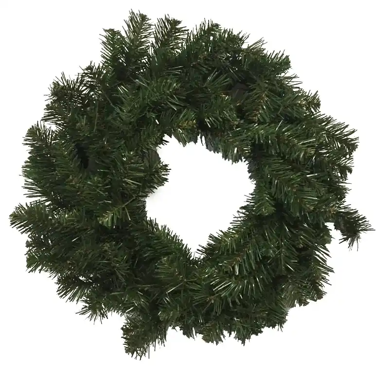 24 Inch Sheared Noble Fir Wreath With Hook Mounting - Model 61028