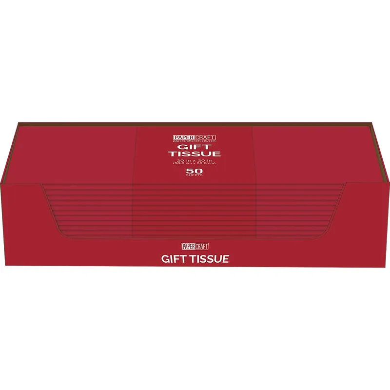 Papercraft Red Tissue Paper For Gift Wrapping And Crafts