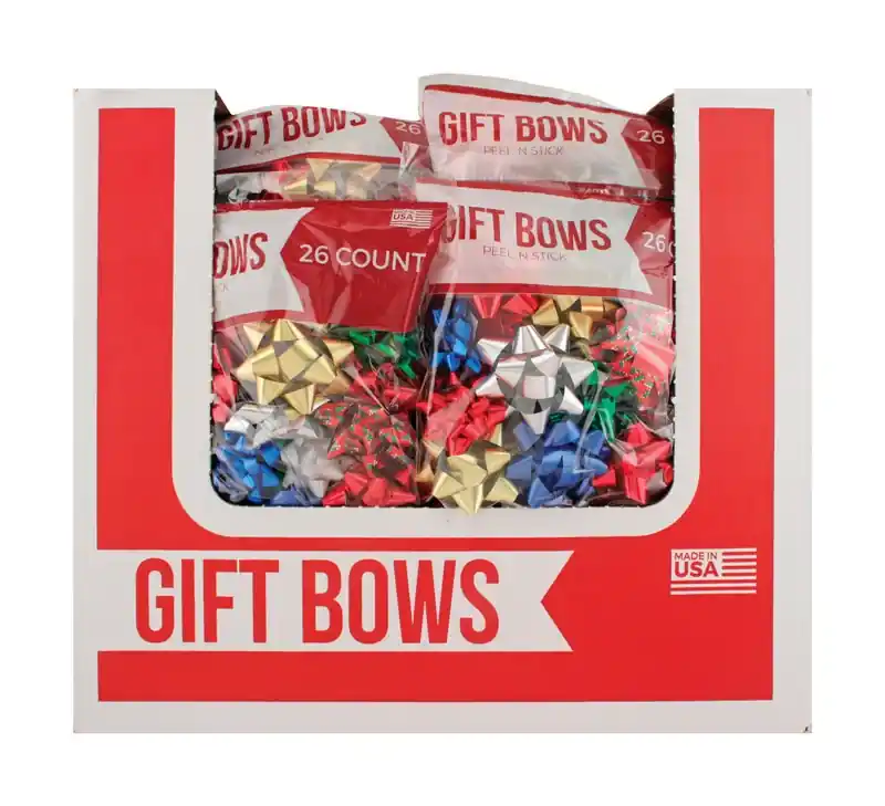 Assorted Christmas Bows - Festive Decorative Bows For Holiday Cheer