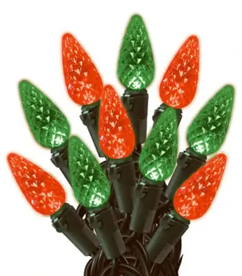 Noma Inliten 47703-88 70 Count C3 Led Light Set Red & Green