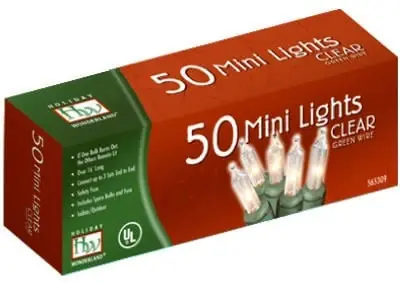 Noma Inliten 4050-88 Clear String-to-string Light Set 50 Ct.