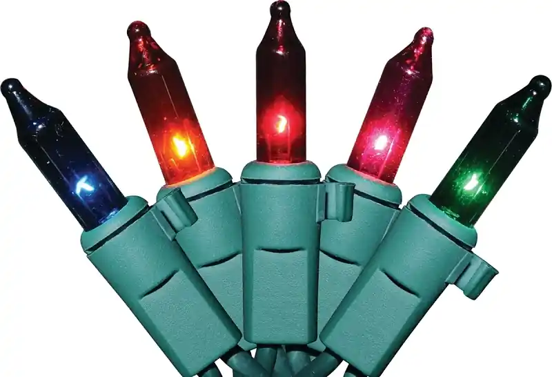 V4001-49 100-lamp Multicolor Mini Light Set For Christmas And Weddings