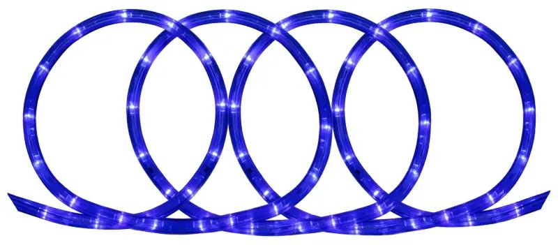 Led Rope Light - Blue - 18 Feet - Weather Resistant - Continuous Illumination