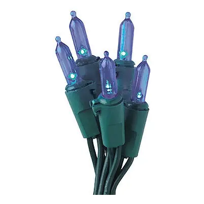 100lgt Led Blue Mini Set