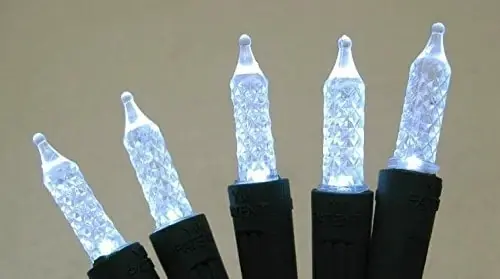 07558 50 Bulb Clear Smooth Finish Led Christmas Lights