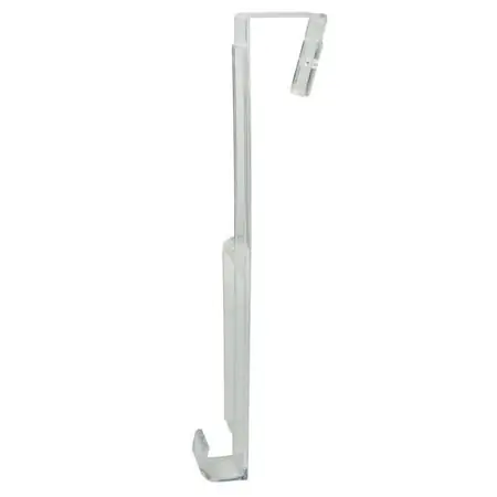 12‘ Clear Plastic Over-the-door Indoor/outdoor Christmas Wreath Hanger