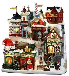 25925 Santa‘s Village Christmas Facades, Battery Operated, 4.5 Volts