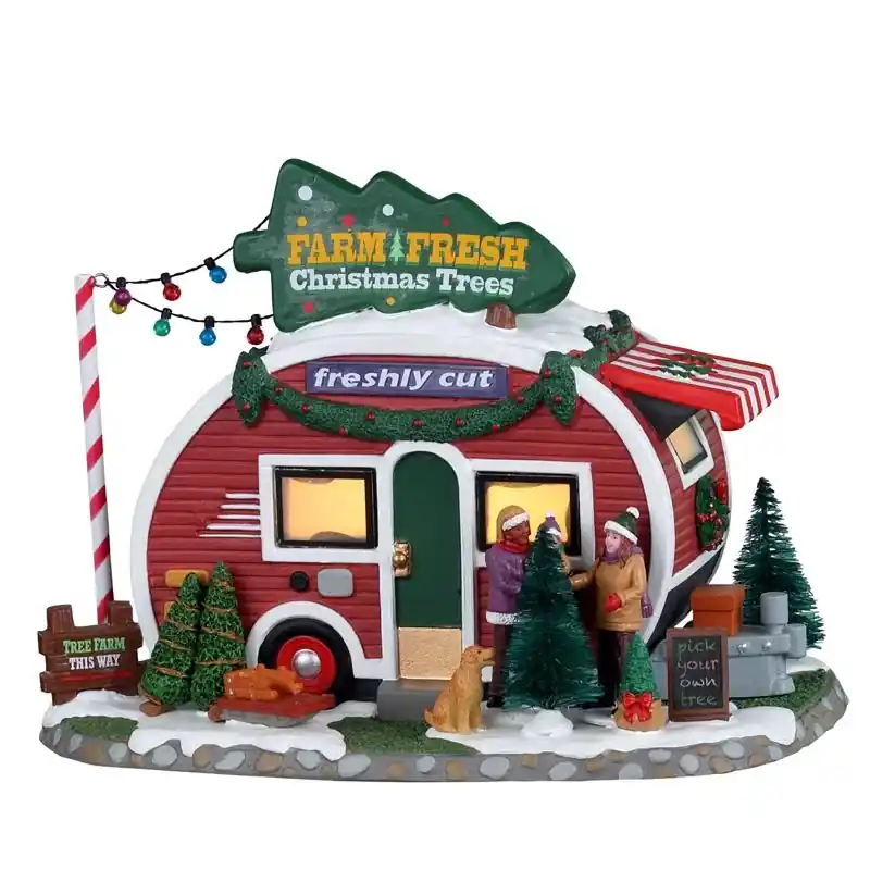Led Multicolored Vail Village Christmas Village 6 Inch Decorative Piece