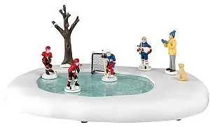 34085 Girls Play Hockey Too Figurine For Christmas Village Display
