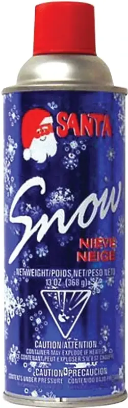 13 Oz. Aerosol Spray Snow For Indoor Holiday Decorations