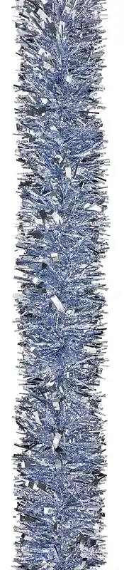 Holiday Trims 10‘ Blue/silver/snow Deluxe Garland