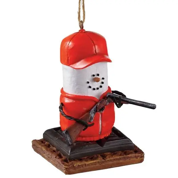 -cbk S‘mores Hunter Christmas Ornament With Shotgun