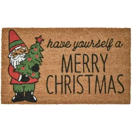 Cx175213 Have Yourself A Merry Christmas Gnome Doormat 30 Inch Coir And Pvc