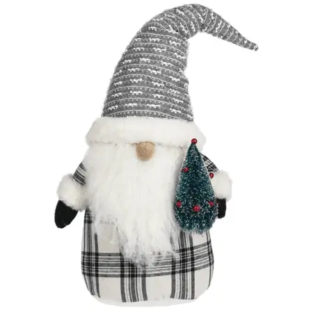 Stuffed Gnome With Tree - Model Ex28543 - Adorable Home Decor