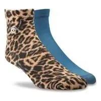 Ariat Women‘s Wild Thing Ankle Socks, 2 Pairs