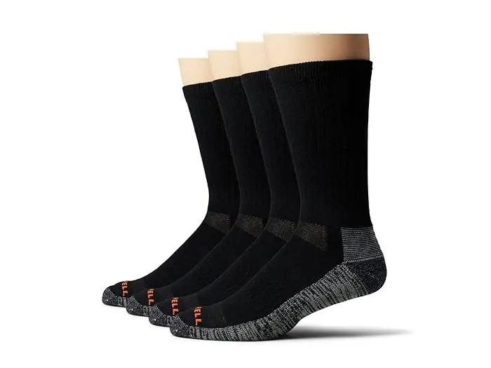Everyday Work Crew Socks - 6 Pairs, Comfortable And Durable For Daily Use