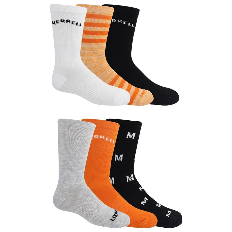 Merrell Kid‘s Everyday L Crew Socks With Moisture Management