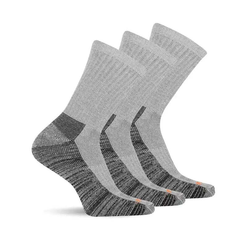 Merrell Everyday Unisex Crew Work Socks Gray M/l