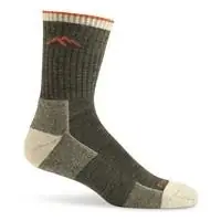 Men‘s Hiker Micro Crew Cushion Socks - Medium - Black - Merino Wool