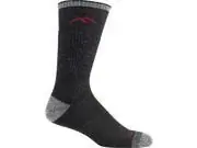 Men‘s Hiker Boot Cushion Socks - Large Size - Black Color
