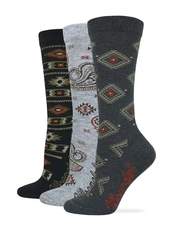 Wrangler Ladies Casual Crew Sock