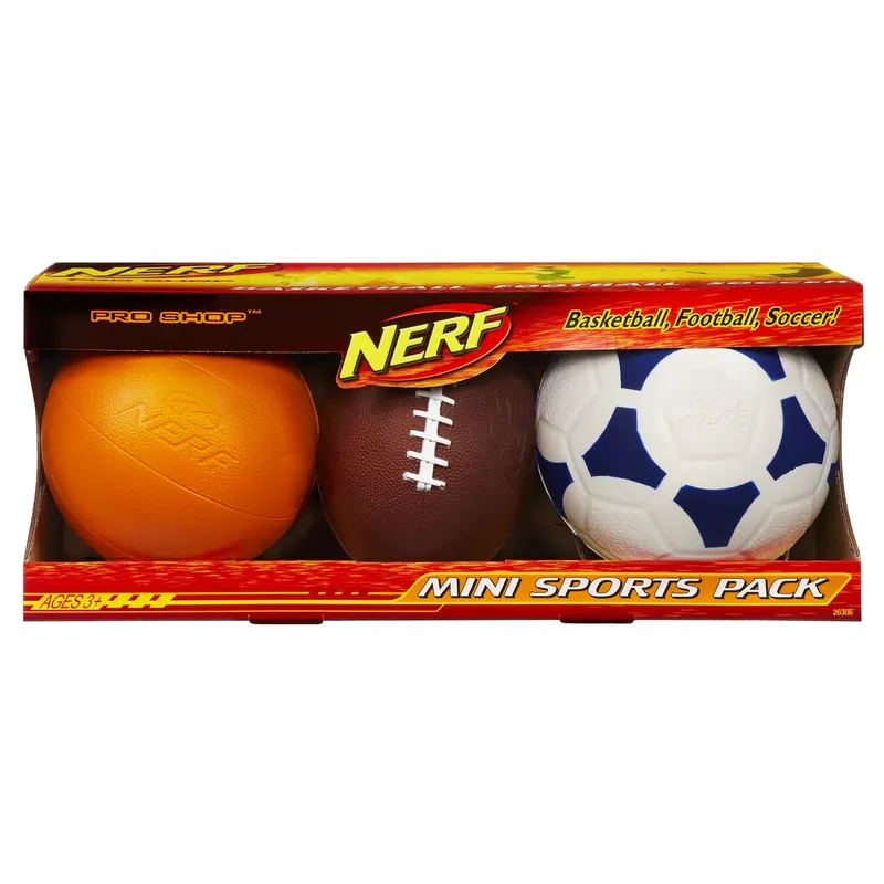 Pro Shop Mini Sports Multipack Multicolored 3 Pc