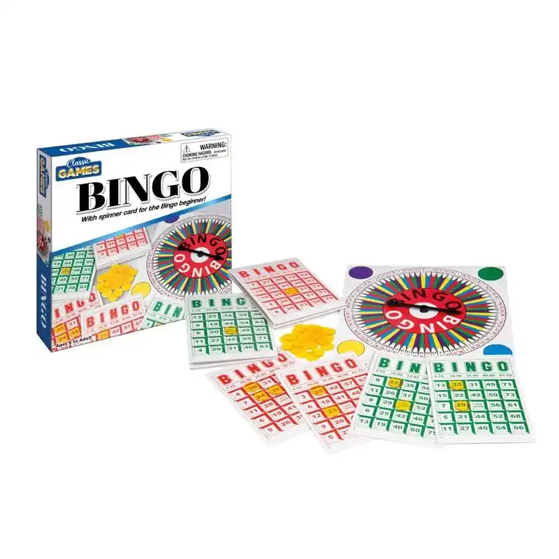 Classic Games Bingo Multicolored - Fun For Ages 6 And Up