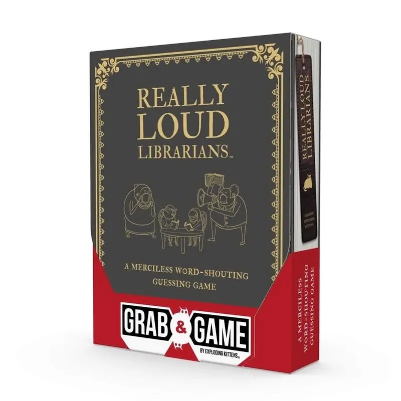 Exploding Kittens – Really Loud Librarians Grab & Game – Family Party Card Game