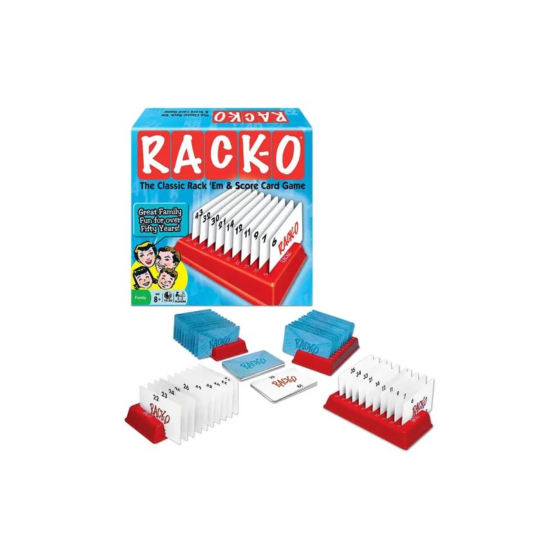 Rack-o Classic Card Game For Family Fun And Strategy