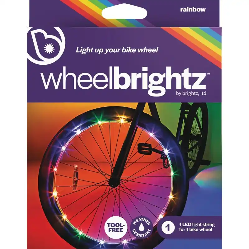 Wheelbrightz Led Rainbow Bicycle Light For 20 To 29 Inch Wheels