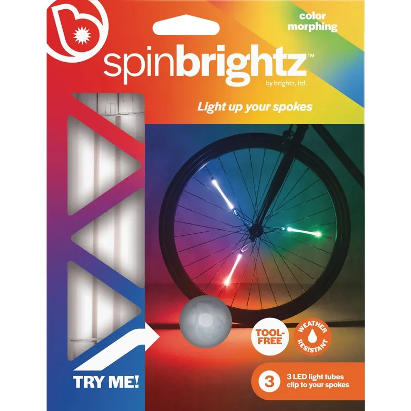 Spin Brightz Multicolor Led Bike Accessory Abs Plastics 1 Pc
