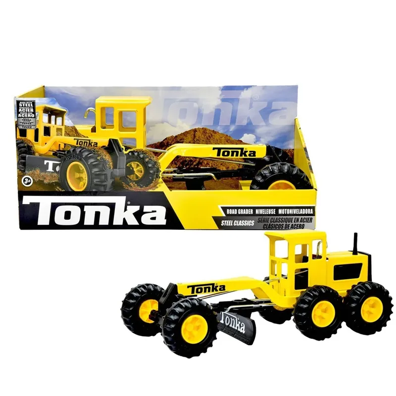 Steel Classics Road Grader - Durable Metal Construction For Endless Fun