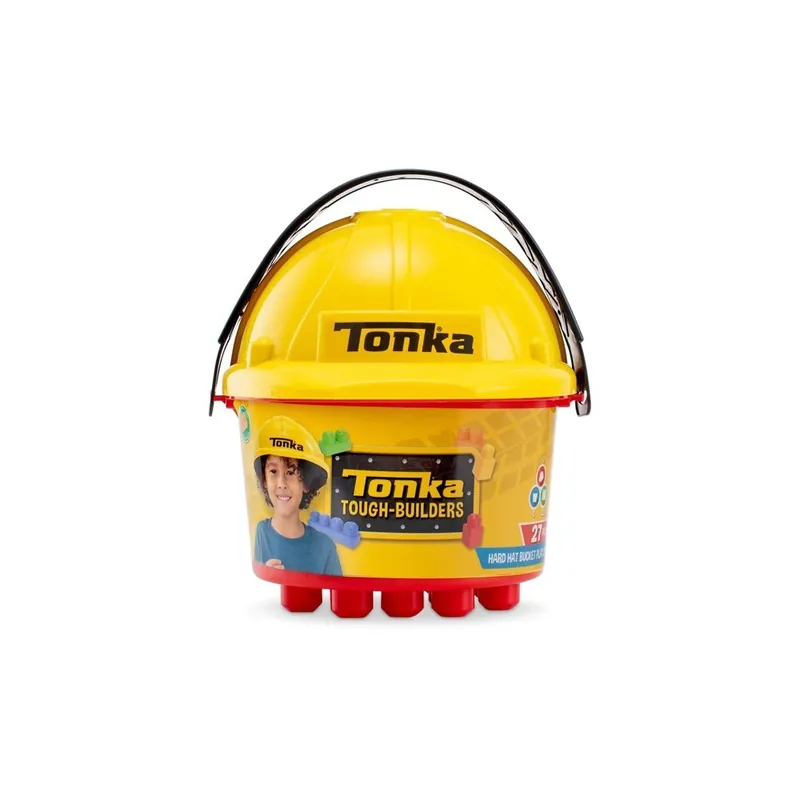 Mighty Builders Hard Hat & Bucket Playset For Kids - Construction Fun