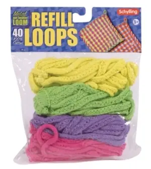 Loop Refill For Metal Potholder Loom - Assorted Colors