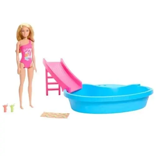 Barbie Doll & Pool W/accessories